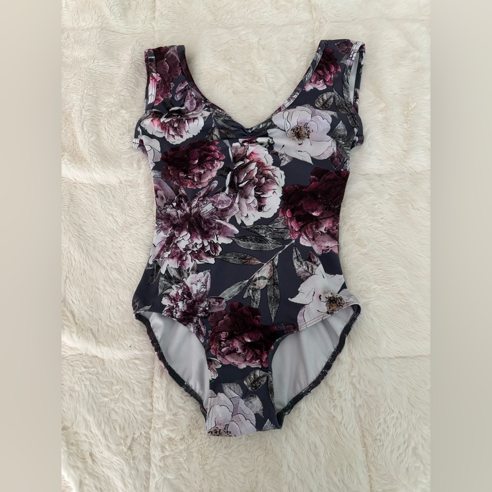 Floral Pattern Eleve Ballet Leotard